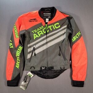 Arctic Cat Sno-Cross Track Jacket Mens 2XS Multicolor Uninsulated Snowmobile NWT